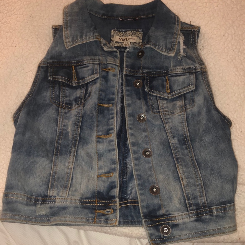 Jean cutoff jacket